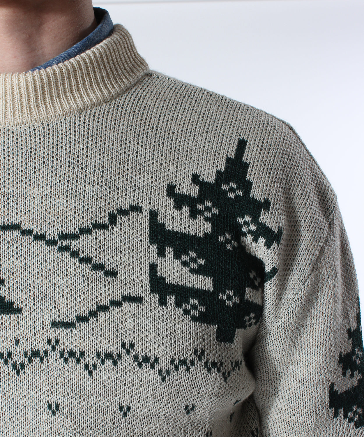 Der SUMMLER HOLIDAY KNIT CREW / GREEN