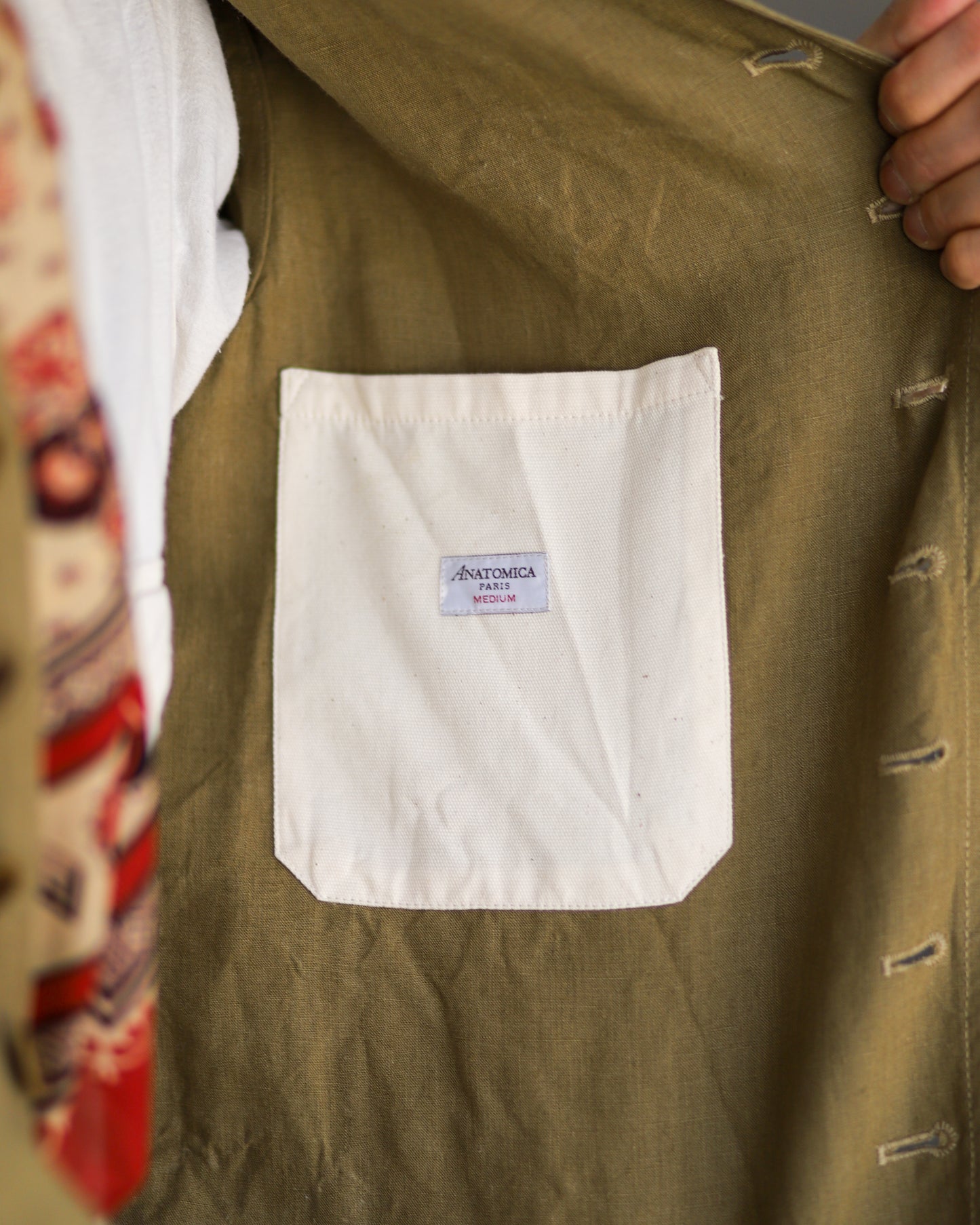 【 26SS FRENCH GARMENTS 】ANATOMICA DOLMAN JACKET LINEN / SAGE ※福岡限定カラー