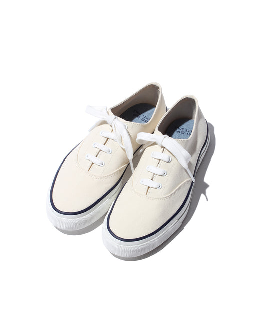 【 NEW PRICE 】WAKOUWA CANVAS OX LOW WHITE SOLE / OFF WHITE