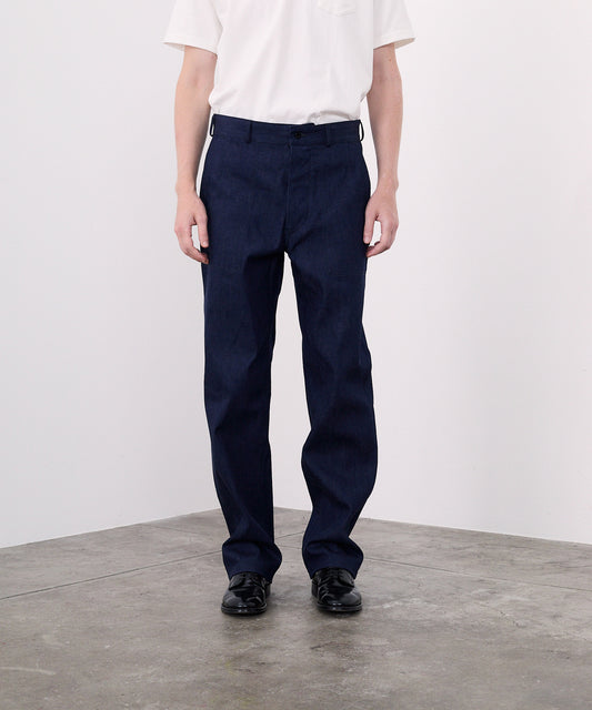 【 25SS 】ANATOMICA USN 1943 UTILITY PANTS / INDIGO NON WASH