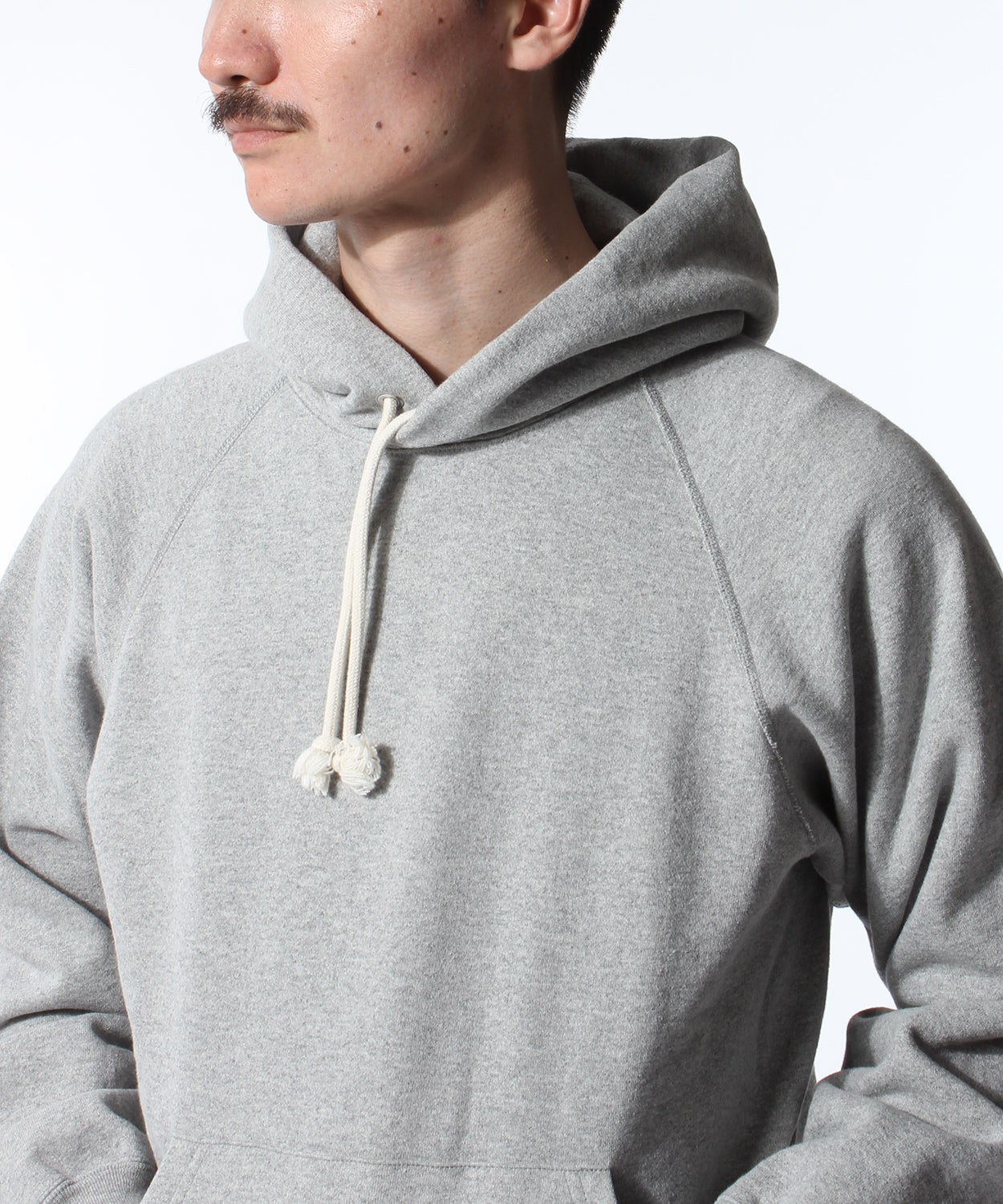 【 24FW 】ANATOMICA SWEAT RAGLAN PARKA / GREY