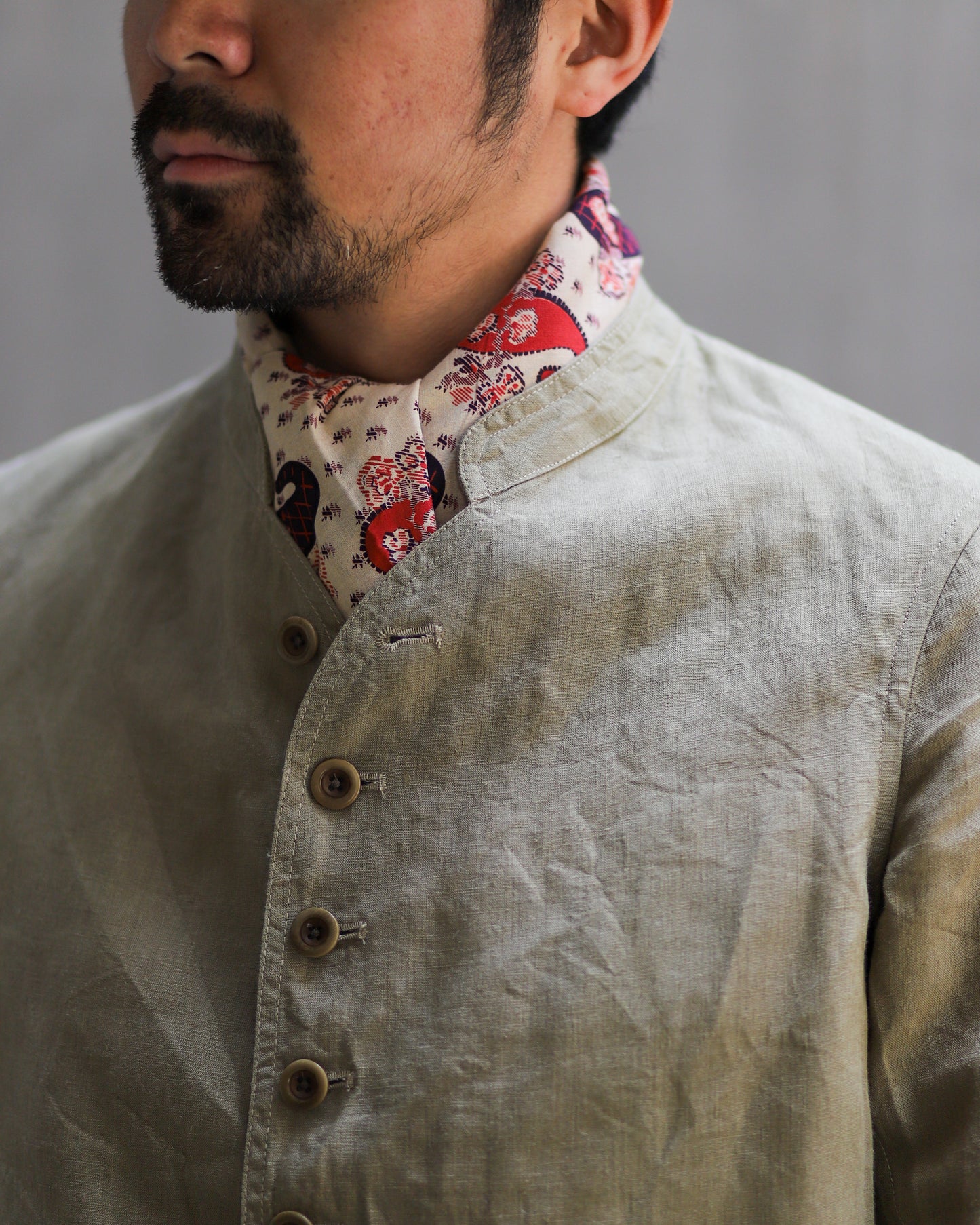 【 26SS FRENCH GARMENTS 】ANATOMICA DOLMAN JACKET LINEN / SAGE ※福岡限定カラー