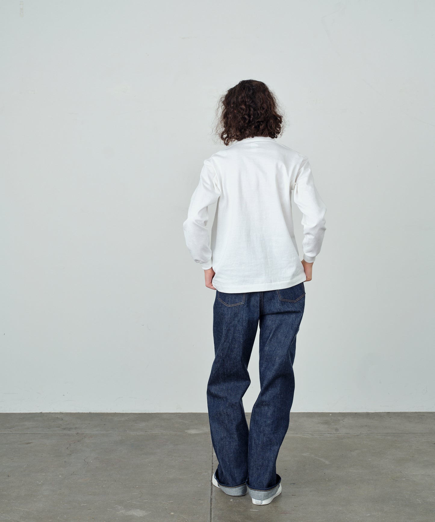 【 25FW 】ANATOMICA POCKET TEE L/S / WHITE