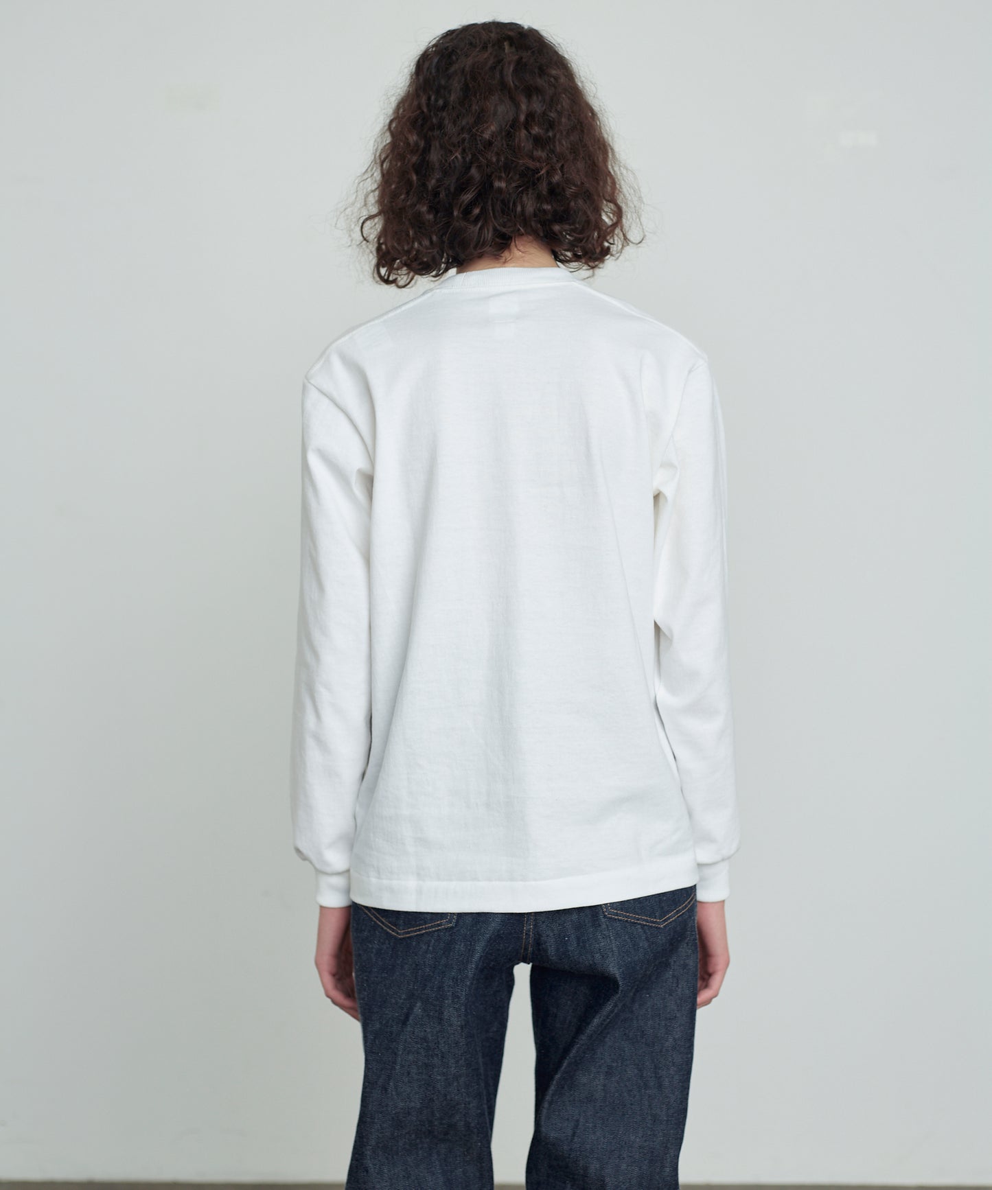 【 25FW 】ANATOMICA POCKET TEE L/S / WHITE
