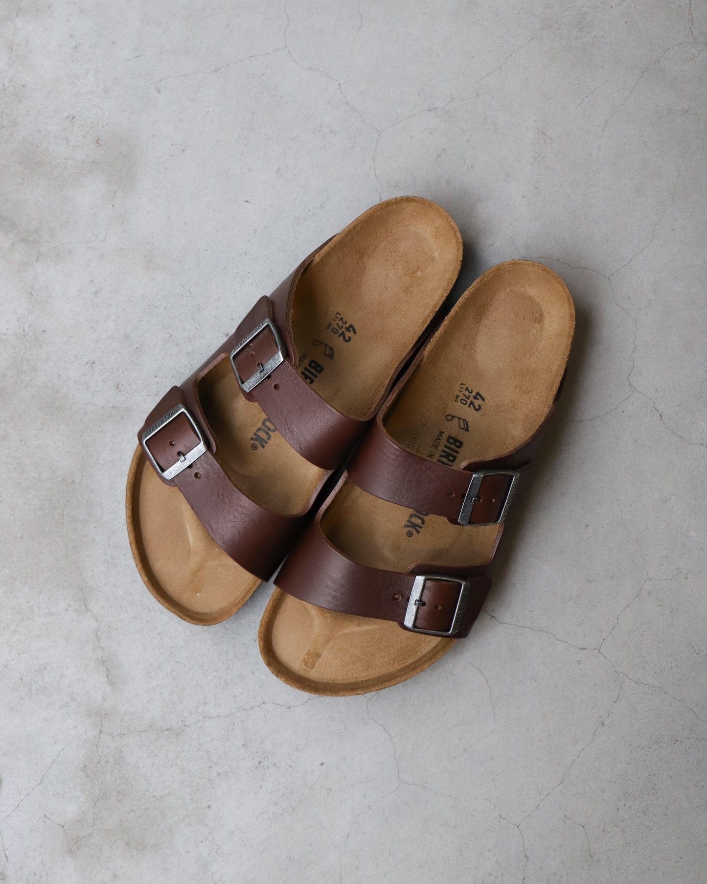 【 24FW 】BIRKENSTOCK Arizona REGULAR LE Vintage Wood / BROWN