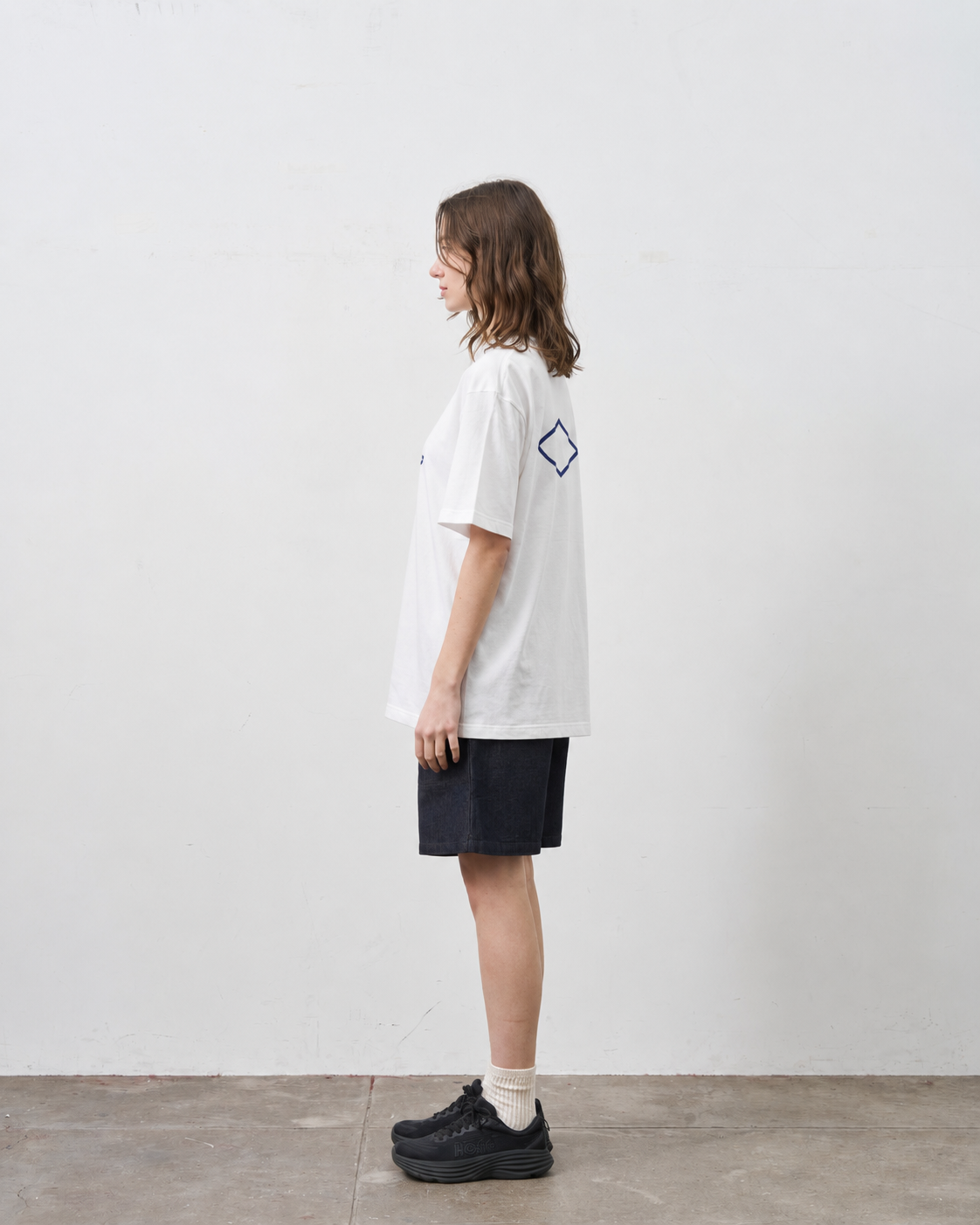 【 26SS 】BIGYANK DIAMOND BACK TEE / WHITE