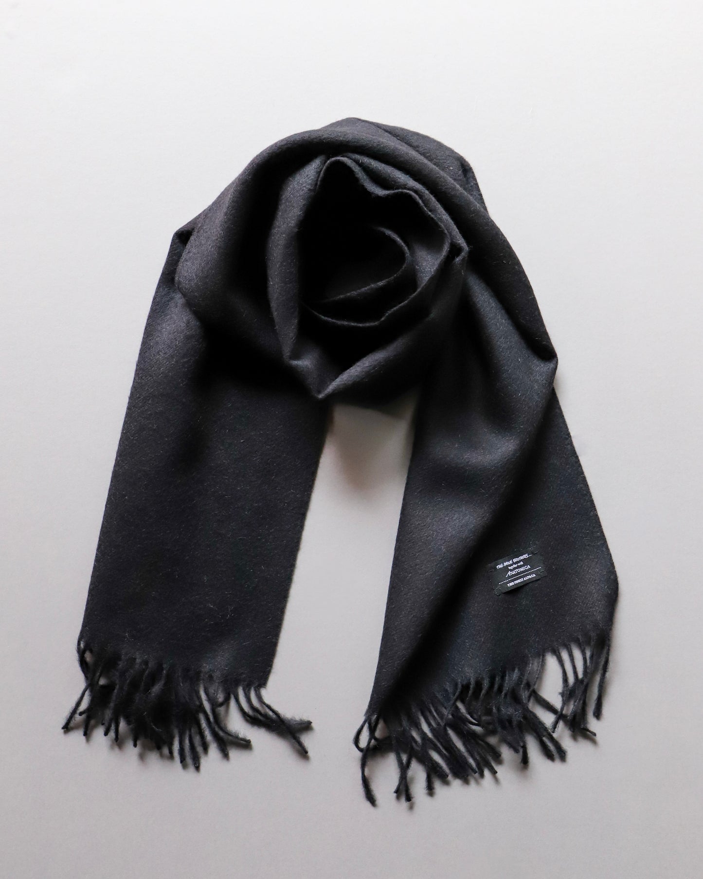 【 24FW 】ANATOMICA × THE INOUE BROTHERS BRUSHED SCARF / BLACK