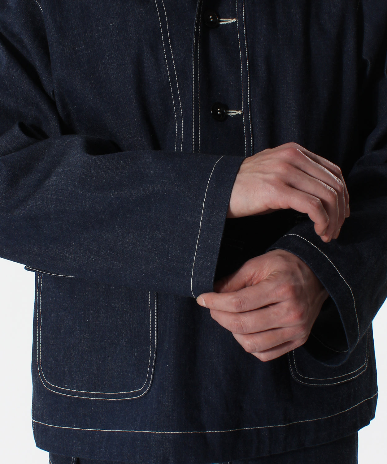 ANATOMICA USN GUNNERS PARKA / INDIGO NON WASH