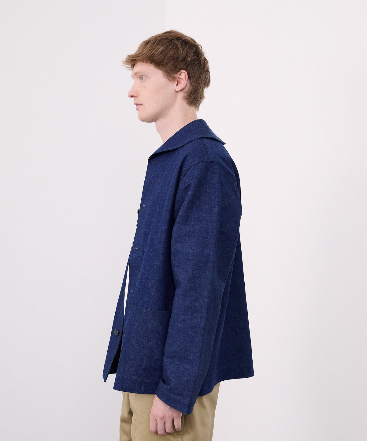 【 25SS 】ANATOMICA USN 1943 UTILITY JACKET / INDIGO NON WASH