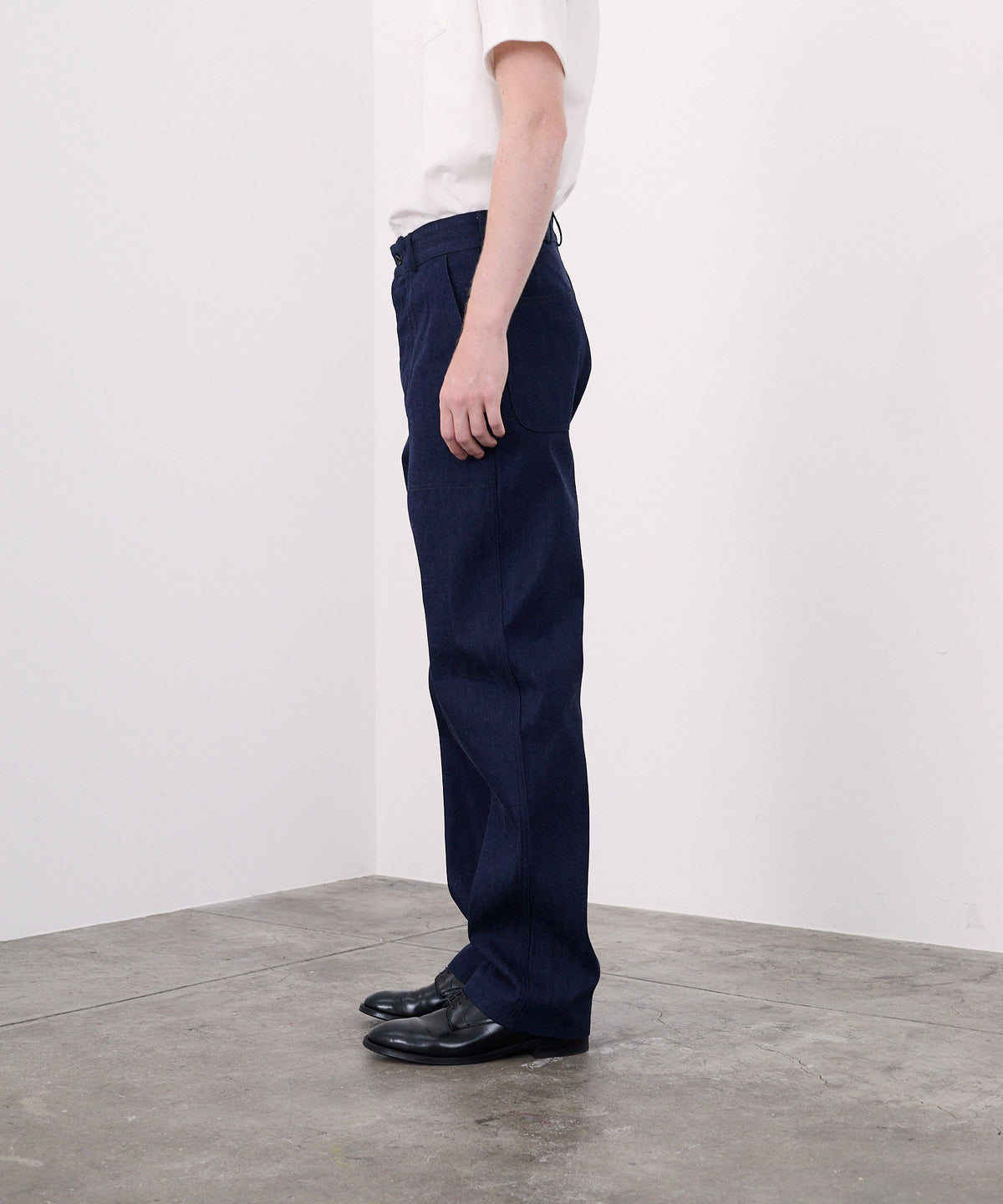 【 25SS 】ANATOMICA USN 1943 UTILITY PANTS / INDIGO NON WASH