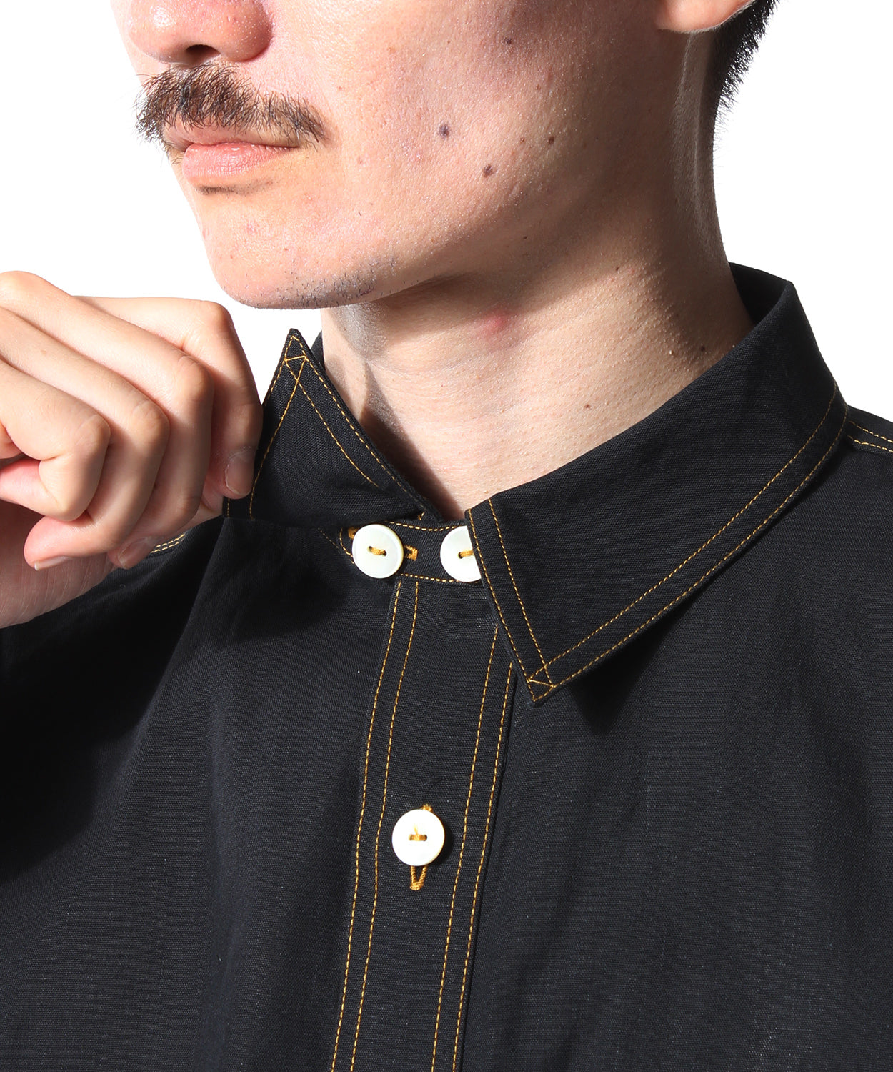 BIGYANK SHIRT C1919 PULLOVER / BLACK