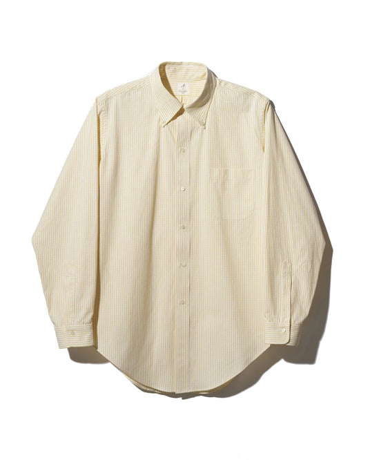 【 26SS 】ANATOMICA BD SHIRT MADISON PLAID / YELLOW