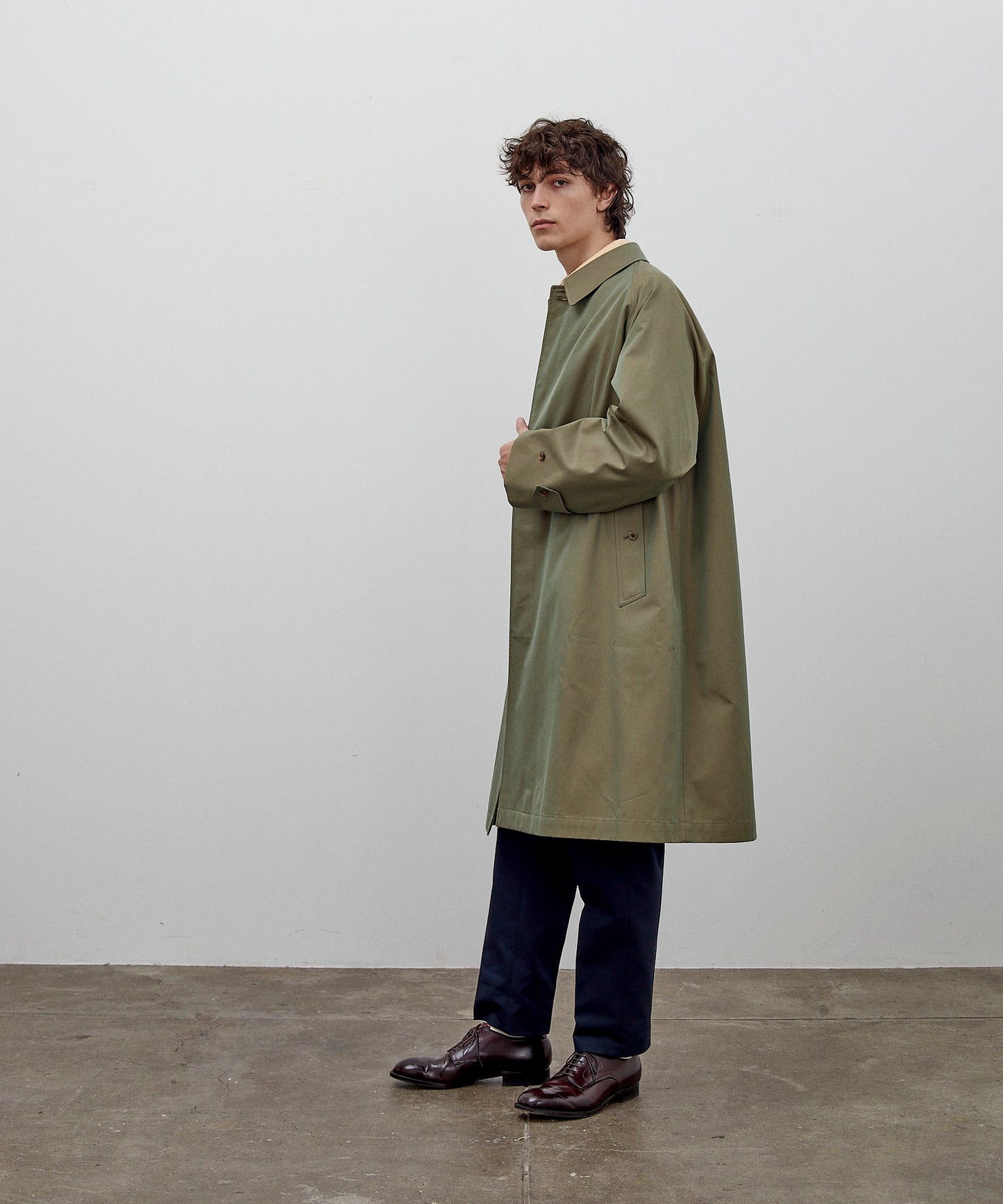 【 25FW 】ANATOMICA SINGLE RAGLAN COAT I / OLIVE