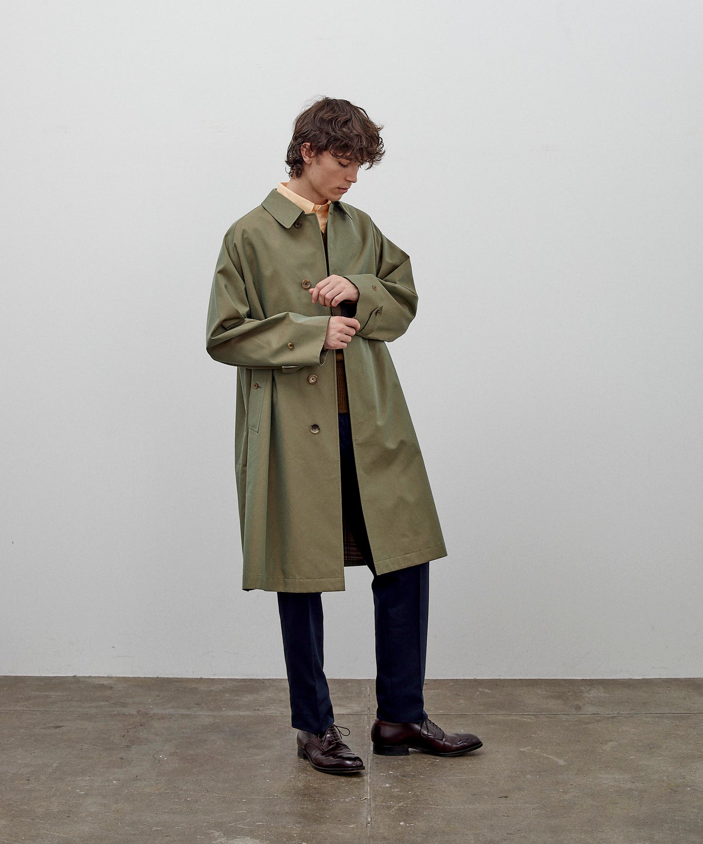 【 25FW 】ANATOMICA SINGLE RAGLAN COAT I / OLIVE