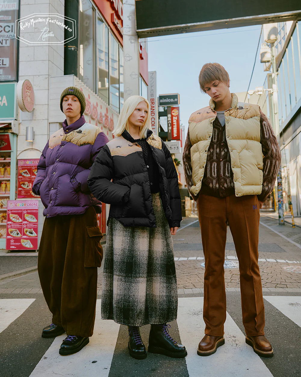 【 25FW 】Needles × RMFC Crane Yoke Down Jacket / TAN