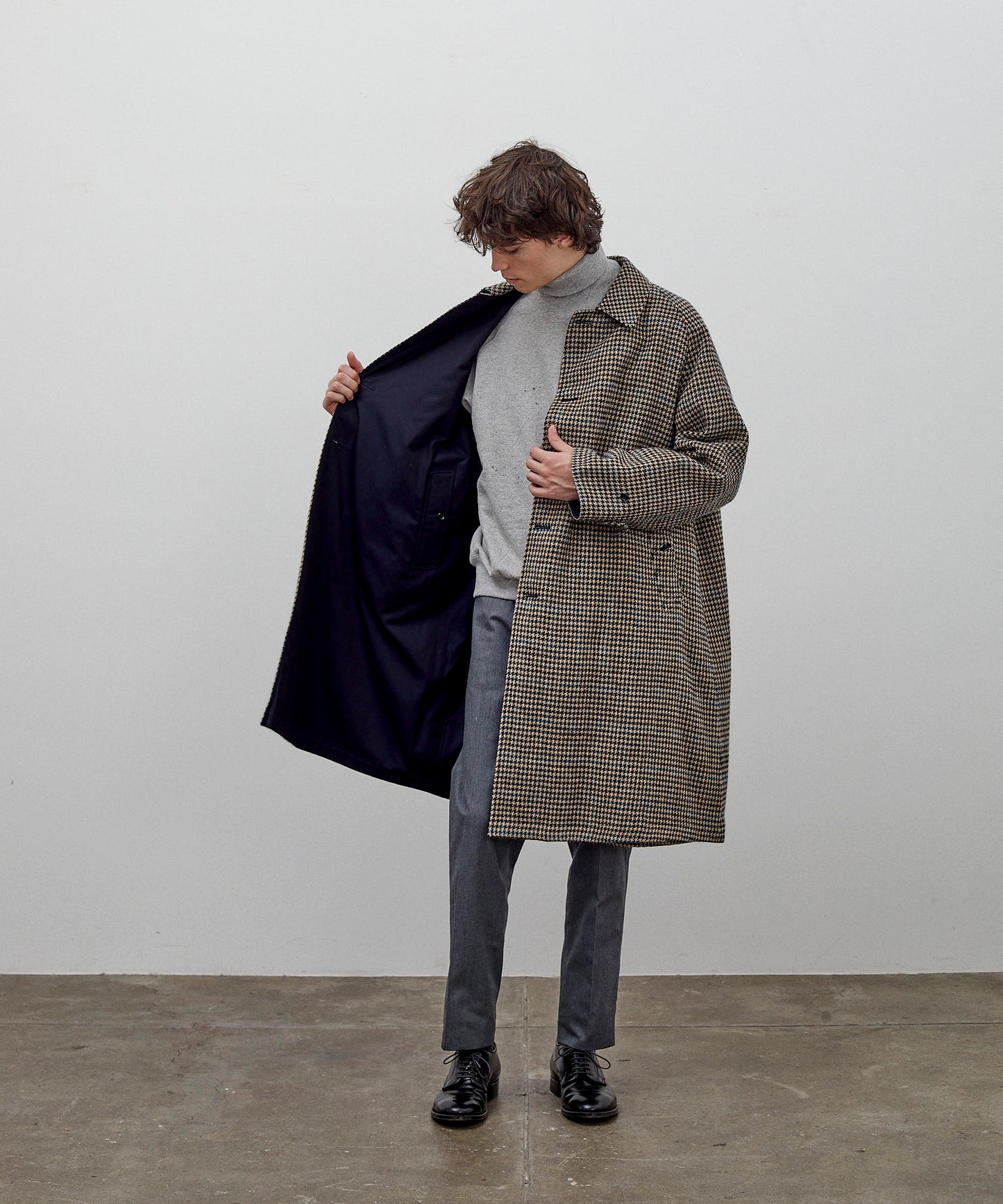 【 25FW 】ANATOMICA SINGLE RAGLAN COAT Ⅱ REVERSIBLE / BLACK