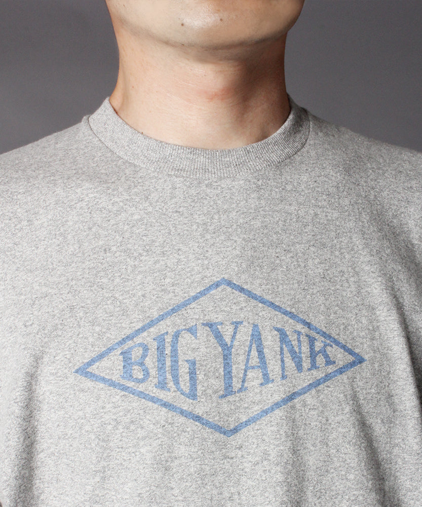 BIGYANK TEE ORIGNAL RHOMBUS LOGO / GREY