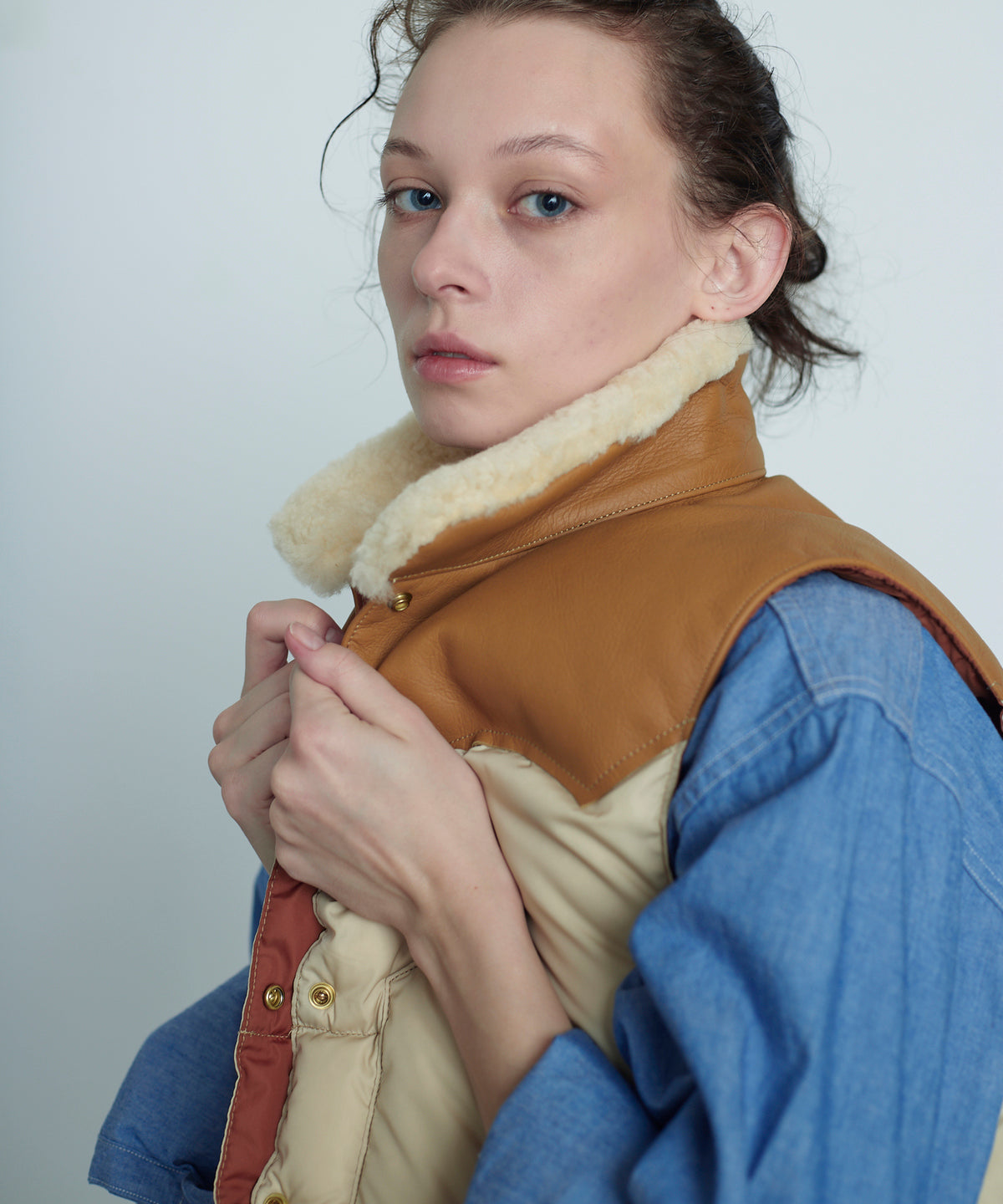 【 25FW 】RMFC HERITAGE ANNELLE VEST / L.BEIGE