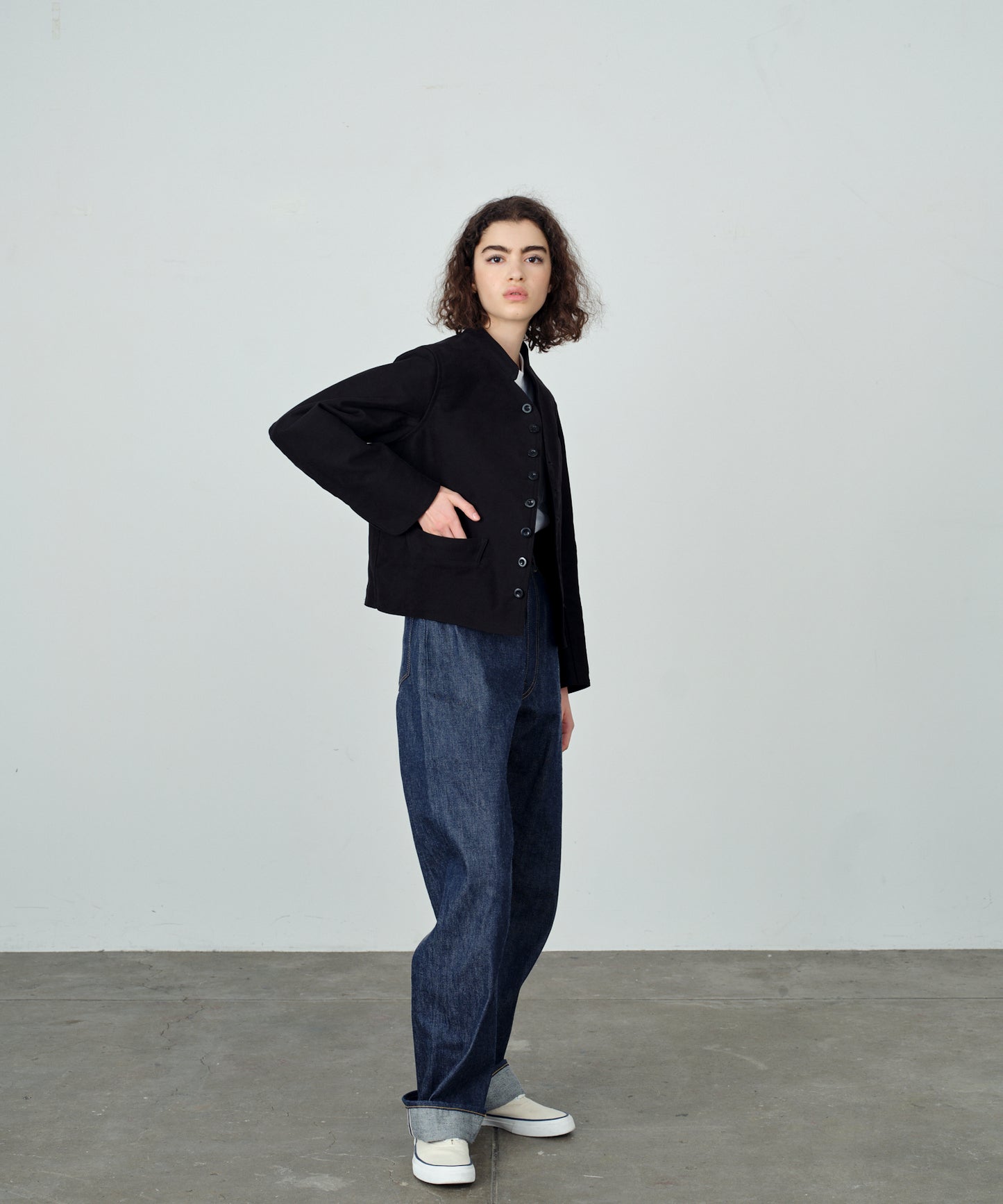 【 25FW 】ANATOMICA LADIES DOLMAN MOLESKIN / BLACK
