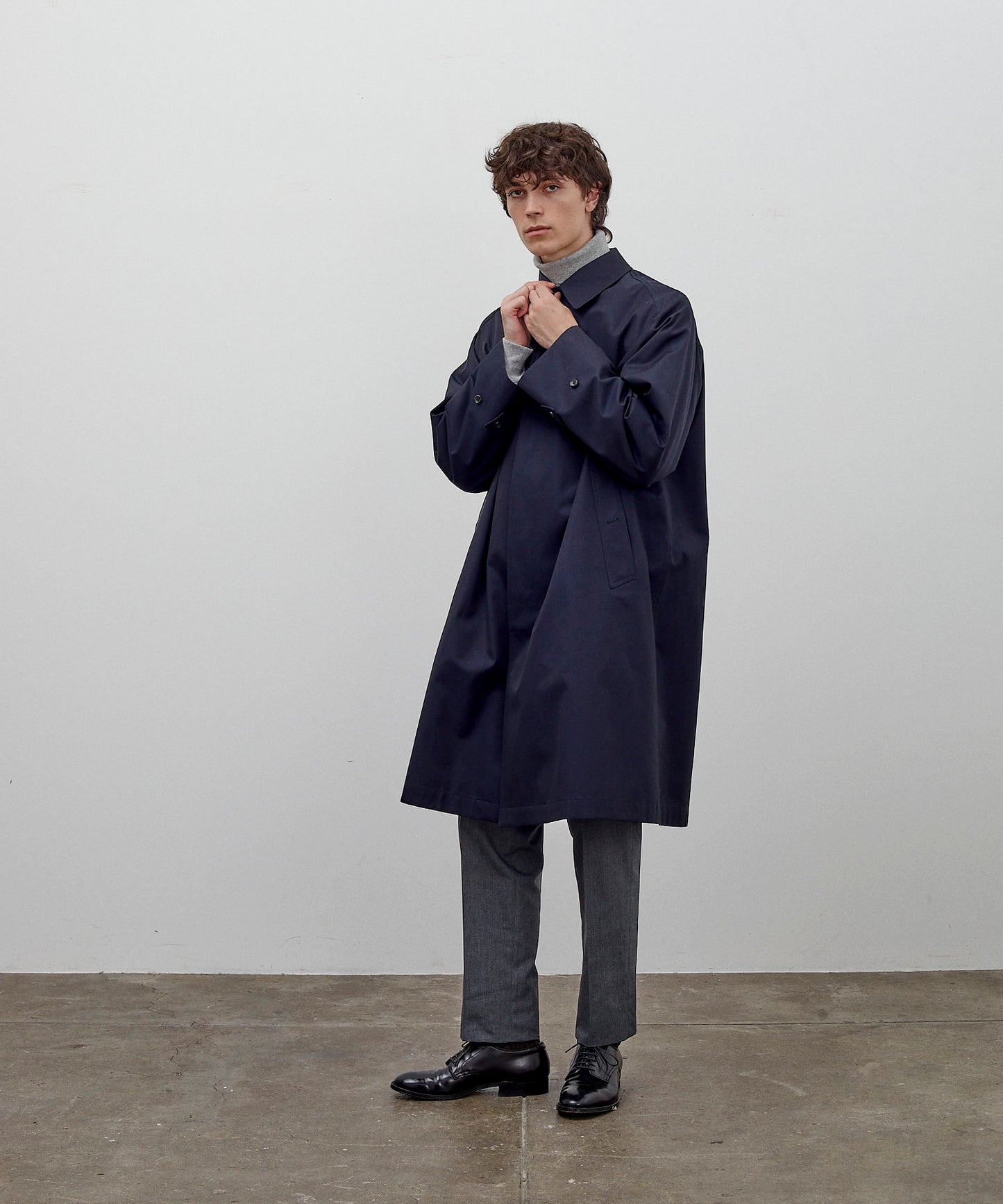 【 25FW 】ANATOMICA SINGLE RAGLAN COAT Ⅰ / NAVY