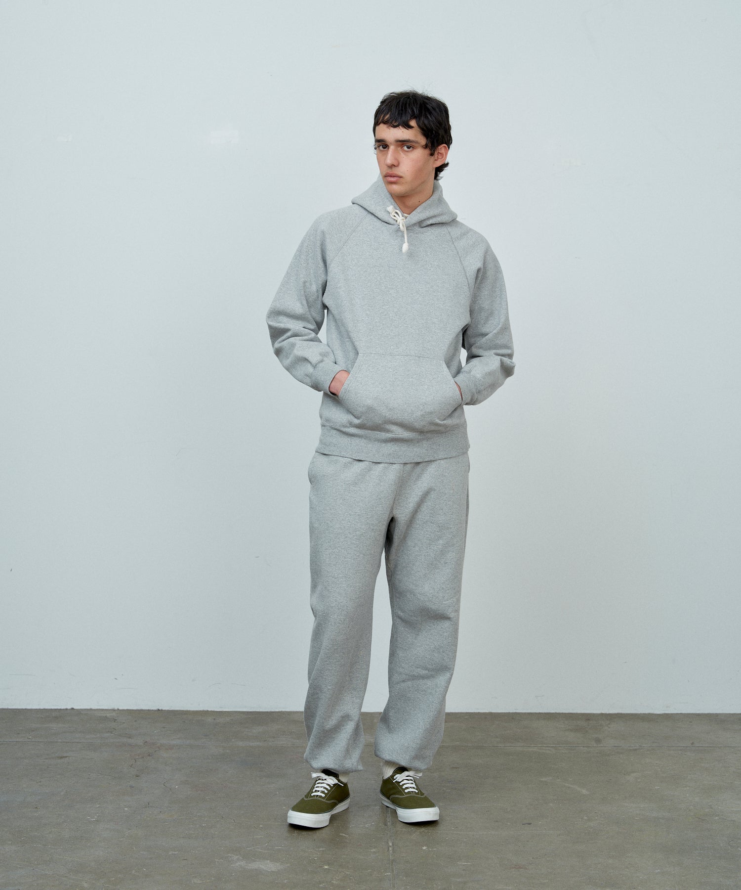 25FW 】ANATOMICA SWEAT RAGLAN PARKA / GREY – A'r11551 FUKUOKA