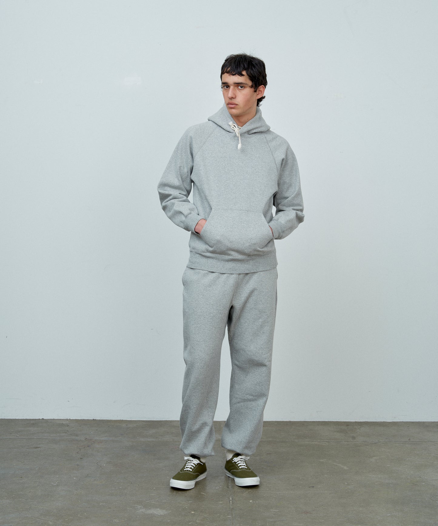 【 25FW 】ANATOMICA SWEAT RAGLAN PARKA / GREY