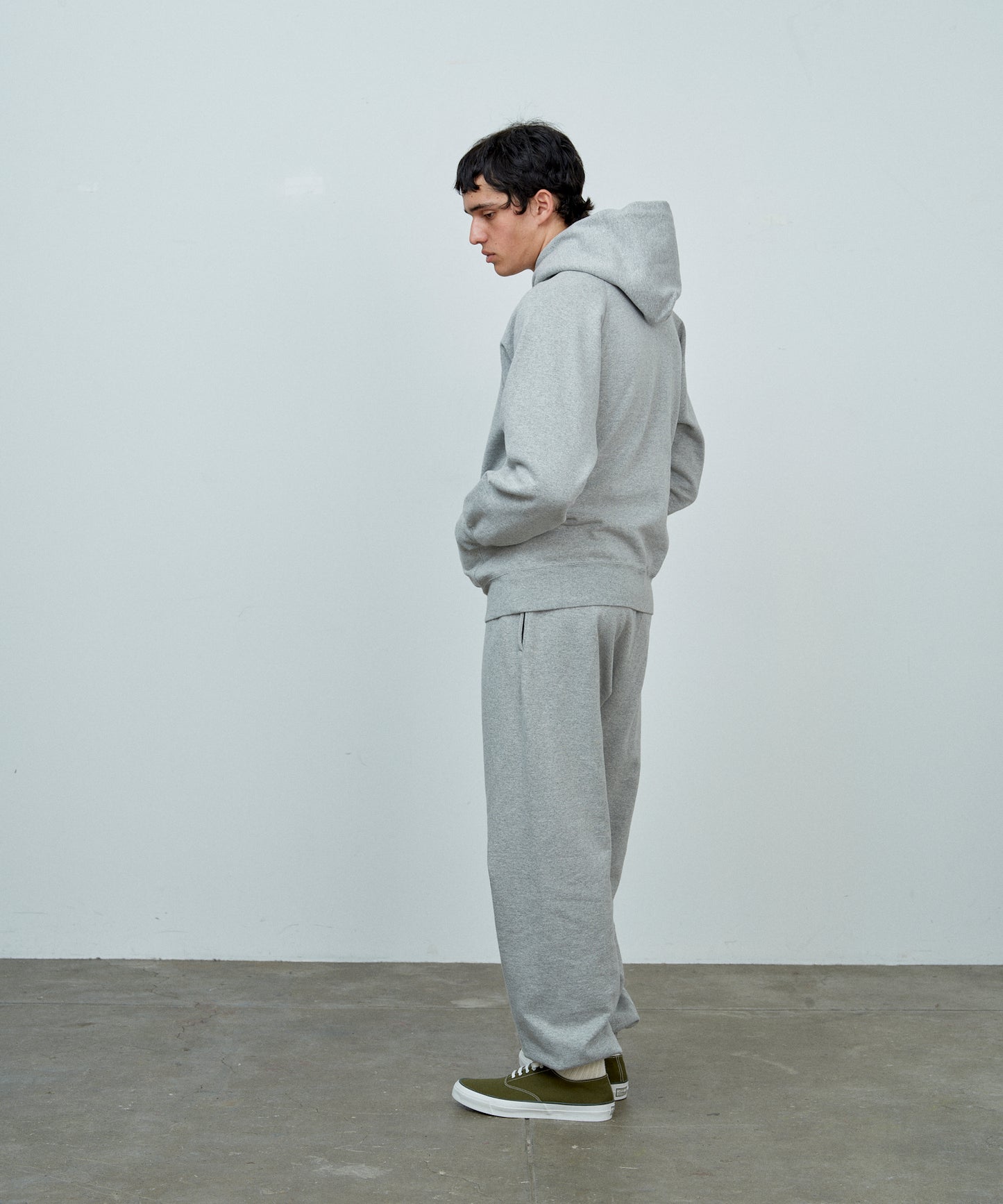【 25FW 】ANATOMICA SWEAT RAGLAN PARKA / GREY