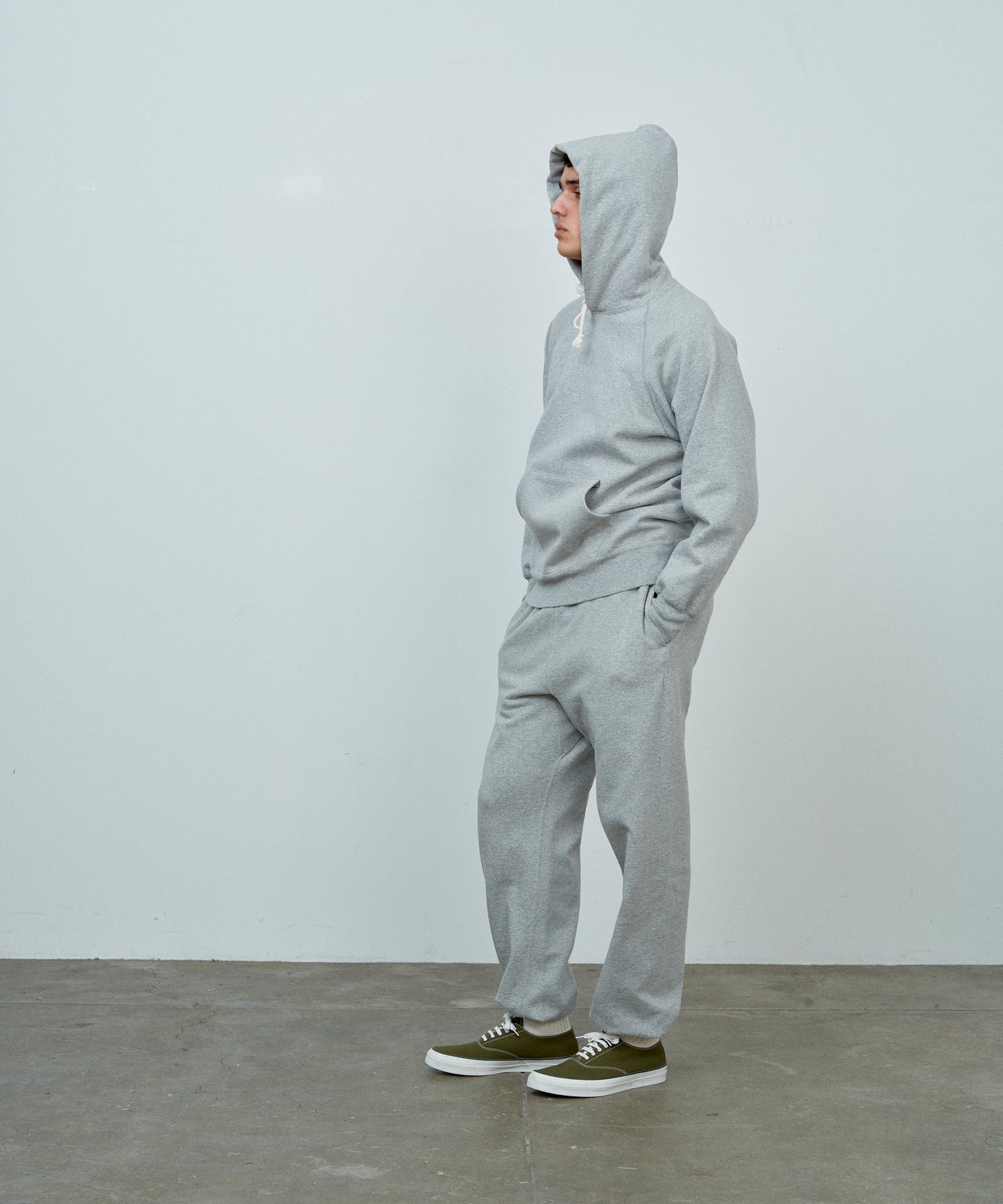 【 25FW 】ANATOMICA SWEAT RAGLAN PARKA / GREY