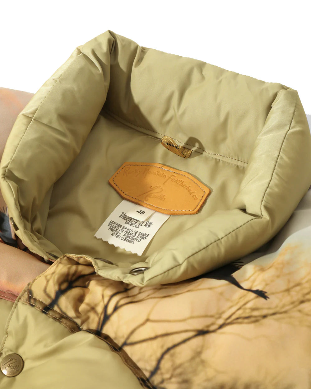 【 25FW 】Needles × RMFC Crane Yoke Down Jacket / TAN