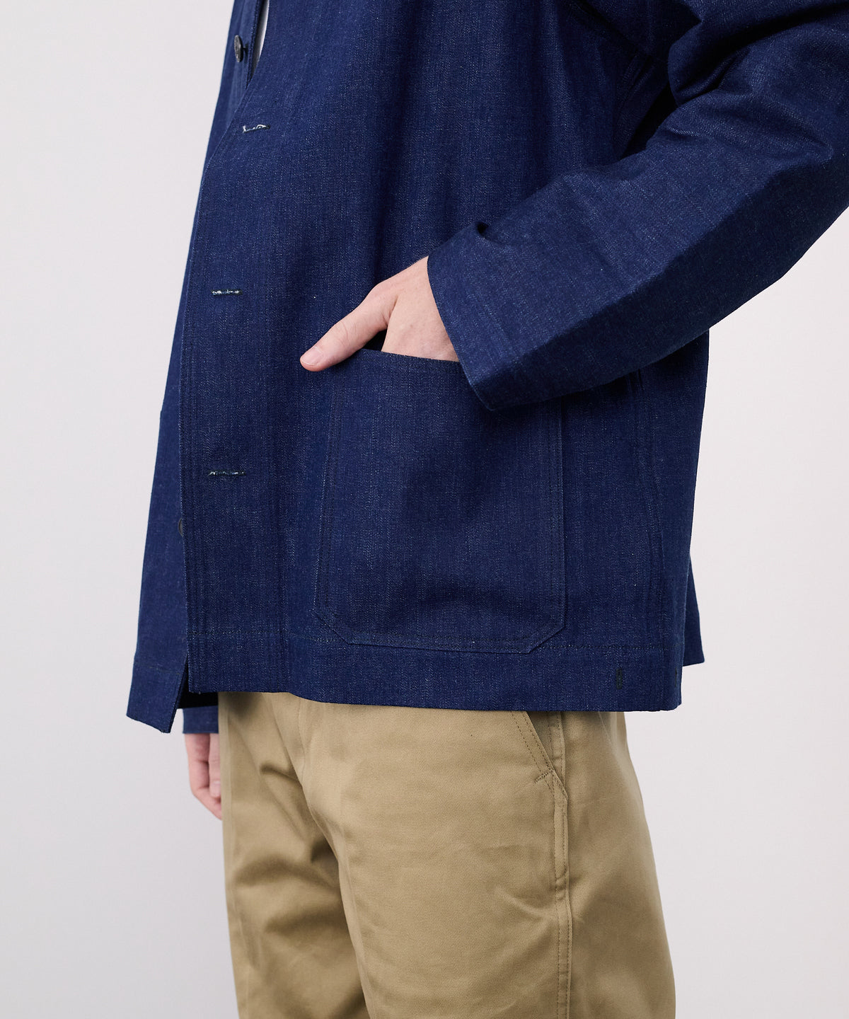 【 25SS 】ANATOMICA USN 1943 UTILITY JACKET / INDIGO NON WASH