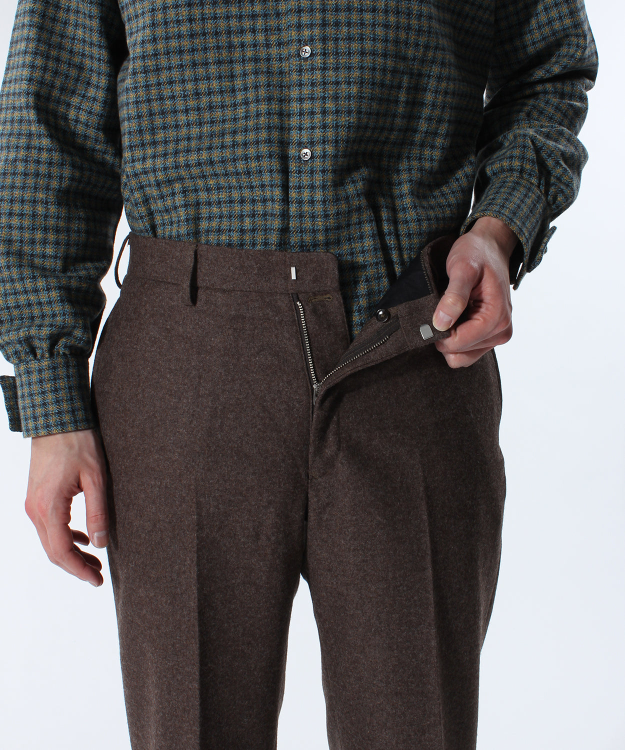 【 23FW 】ANATOMICA TRIM FIT Ⅲ WOOL FLANNEL / BROWN