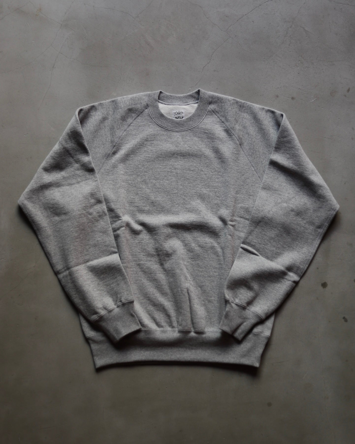 【 24FW 】ANATOMICA SWEAT RAGLAN CREW NECK / GREY