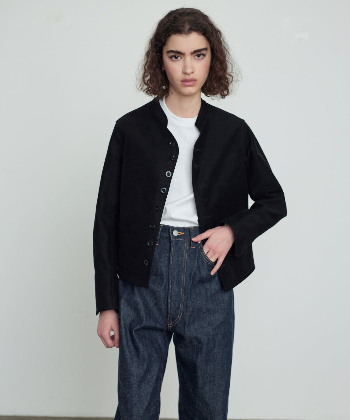 【 25FW 】ANATOMICA LADIES DOLMAN MOLESKIN / BLACK