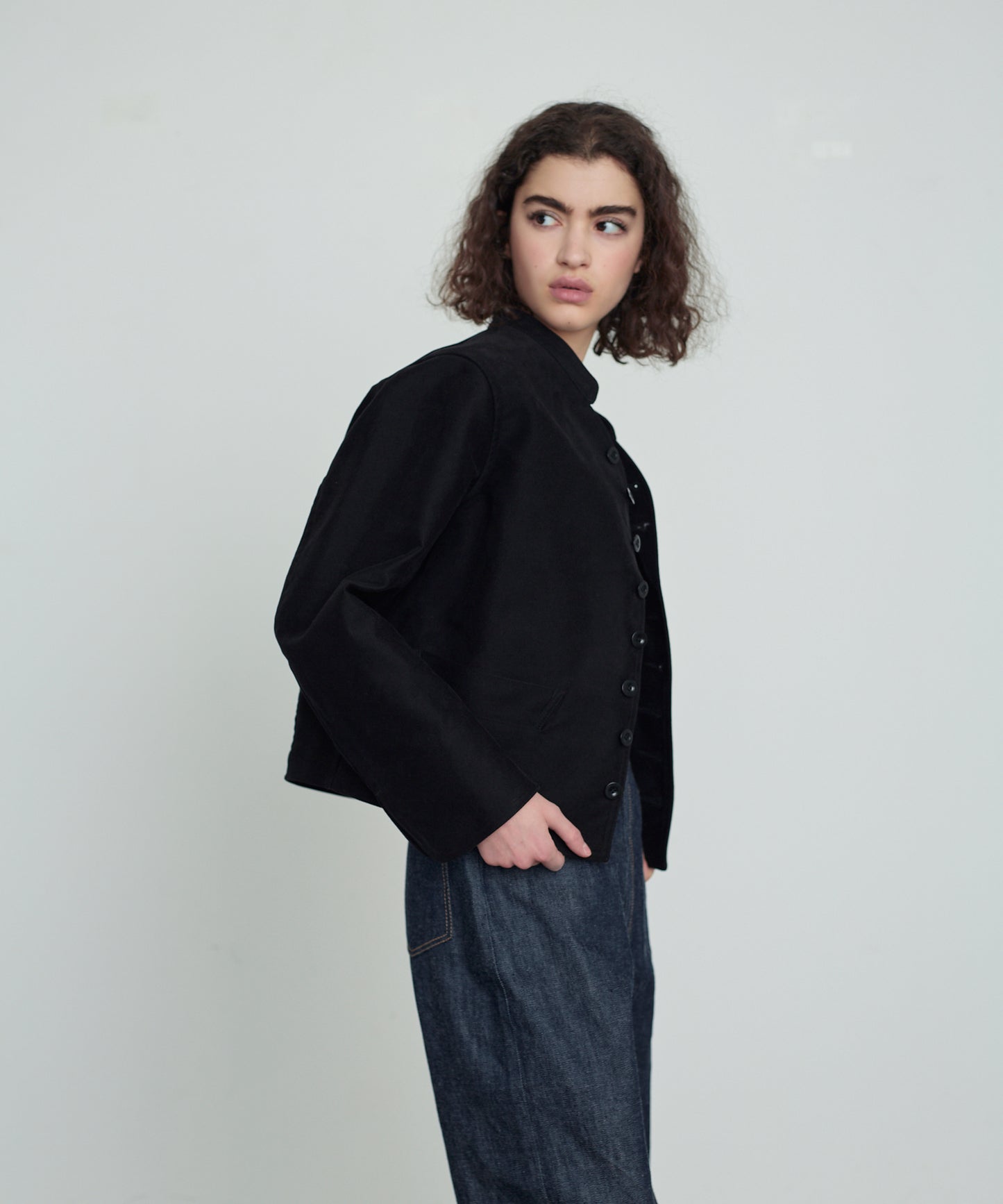 【 25FW 】ANATOMICA LADIES DOLMAN MOLESKIN / BLACK
