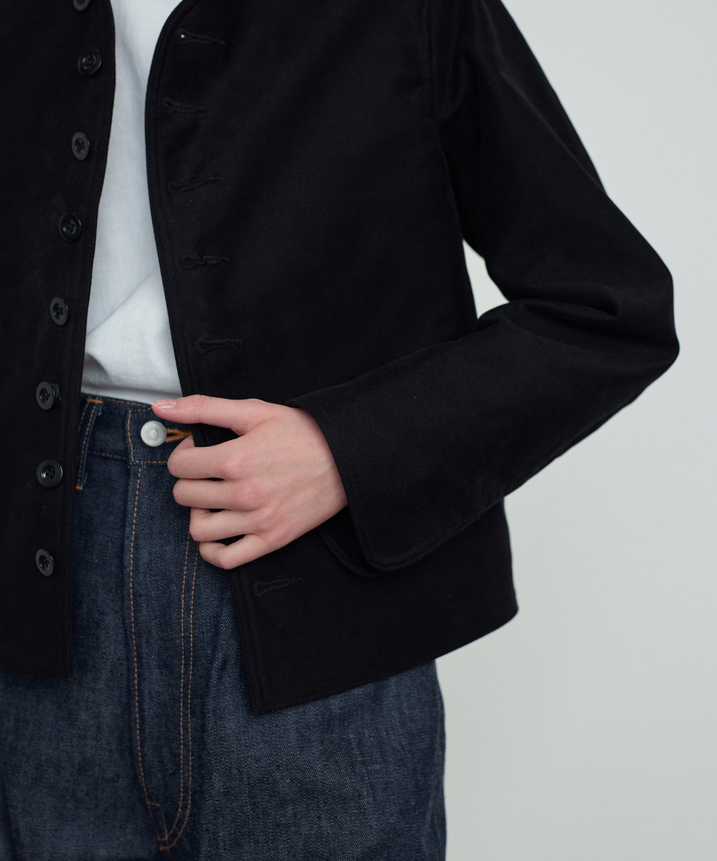 【 25FW 】ANATOMICA LADIES DOLMAN MOLESKIN / BLACK