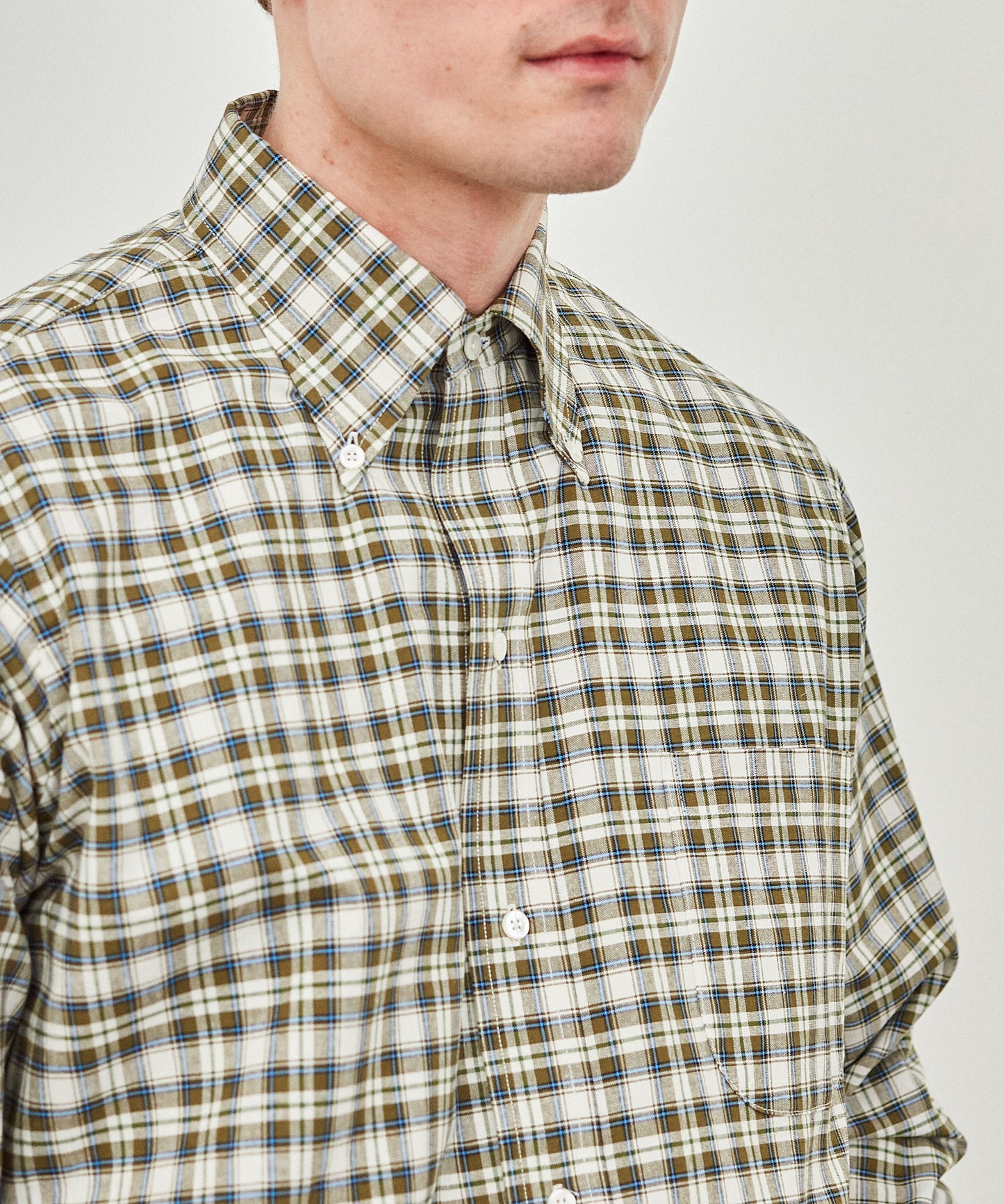 【 24FW 】ANATOMICA BD SHIRT BB PLAID / OLIVE