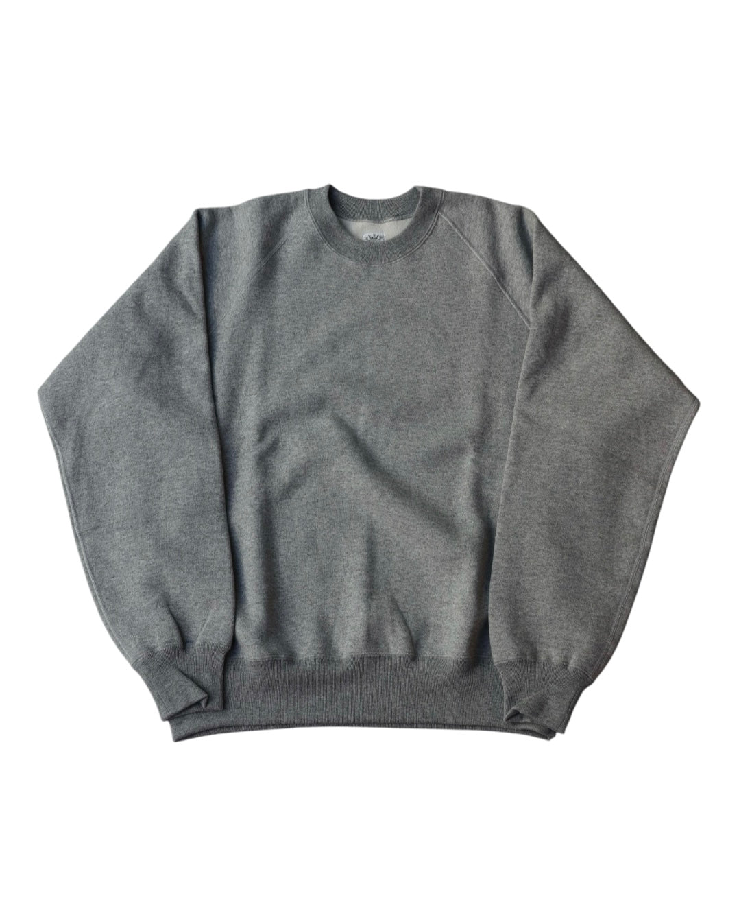 【 26FW 】 ANATOMICA SWEAT RAGLAN CREW NECK / GREY