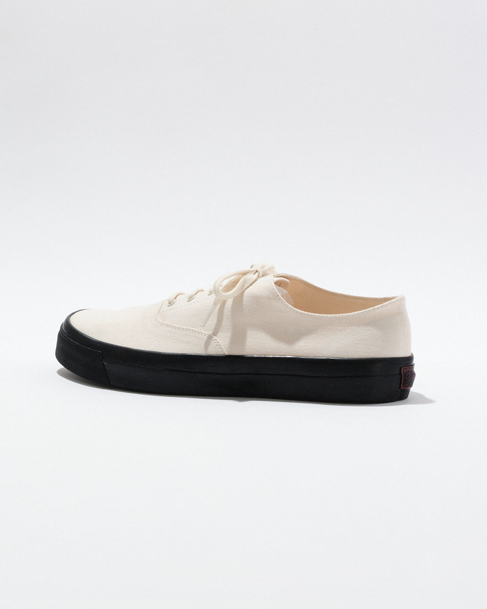 【 26SS 】WAKOUWA CANVAS OX LOW BLACK SOLE / NATURAL