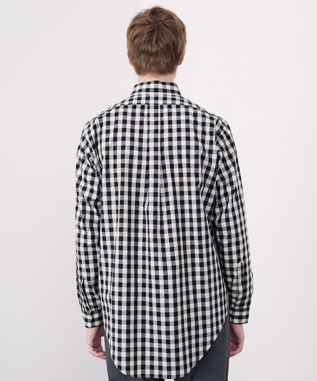 【 25SS 】ANATOMICA BD SHIRT GINGHAM / BLACK