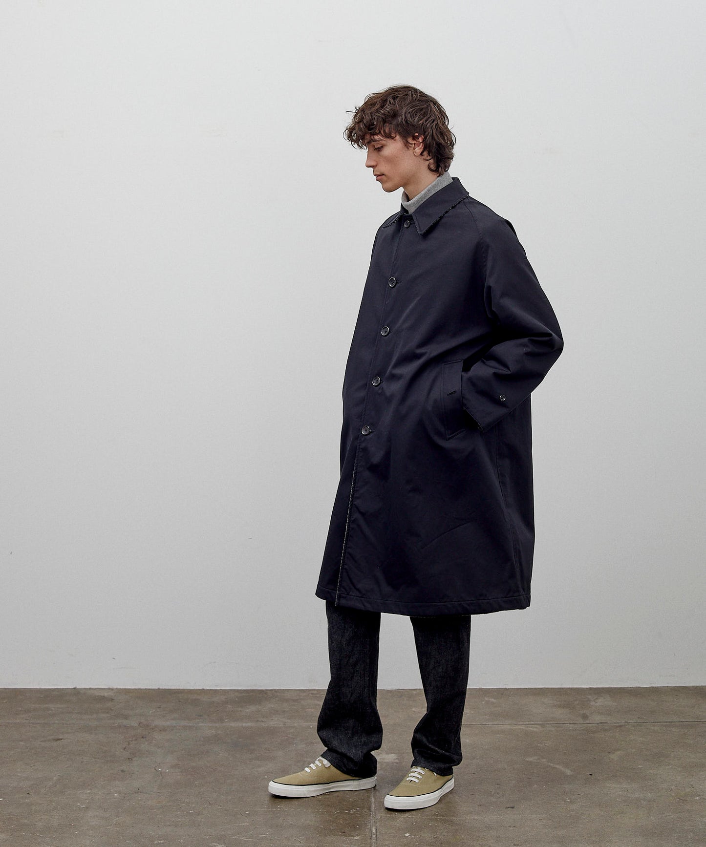 【 25FW 】ANATOMICA SINGLE RAGLAN COAT Ⅱ REVERSIBLE / BLACK
