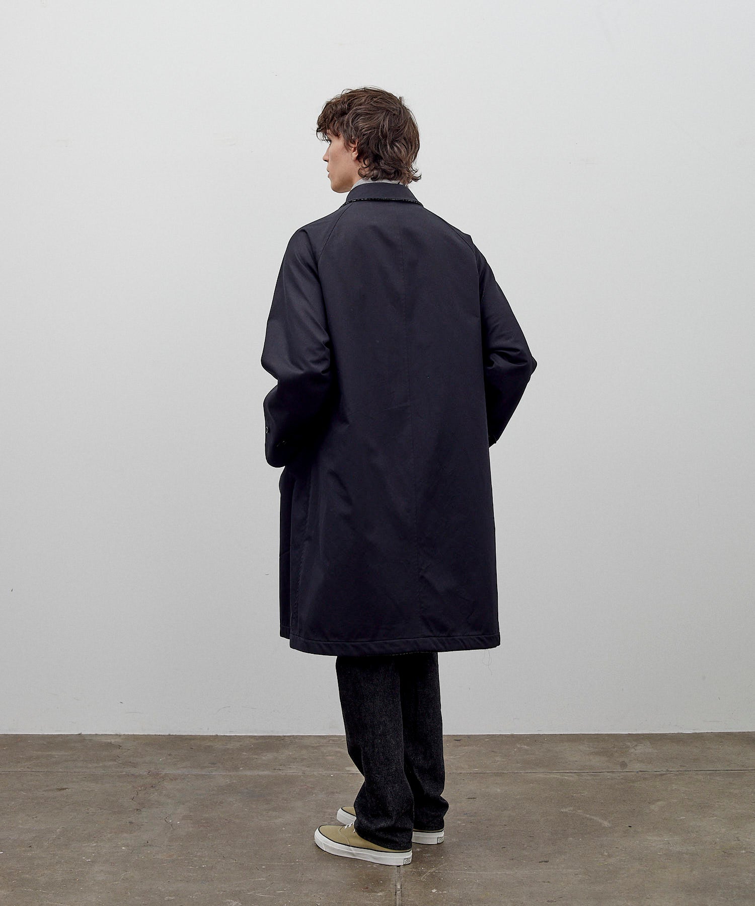 25FW 】ANATOMICA SINGLE RAGLAN COAT Ⅱ REVERSIBLE / BLACK – A