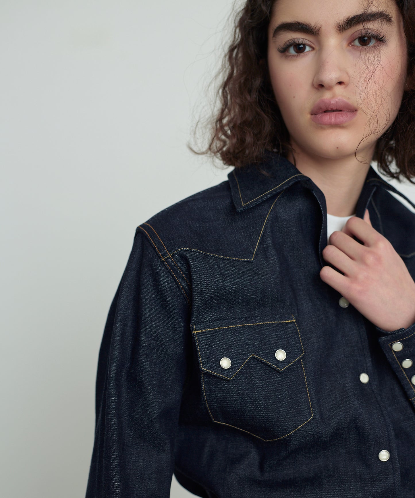 【 25FW 】ANATOMICA LADIES SiSSY SHIRT / INDIGO ONE WASH