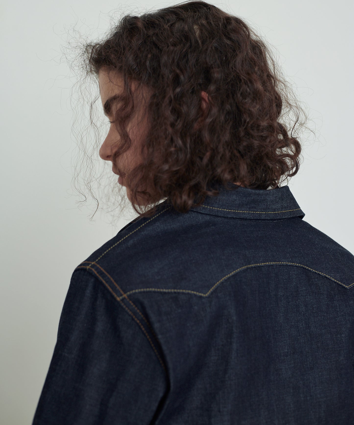 【 25FW 】ANATOMICA LADIES SiSSY SHIRT / INDIGO ONE WASH