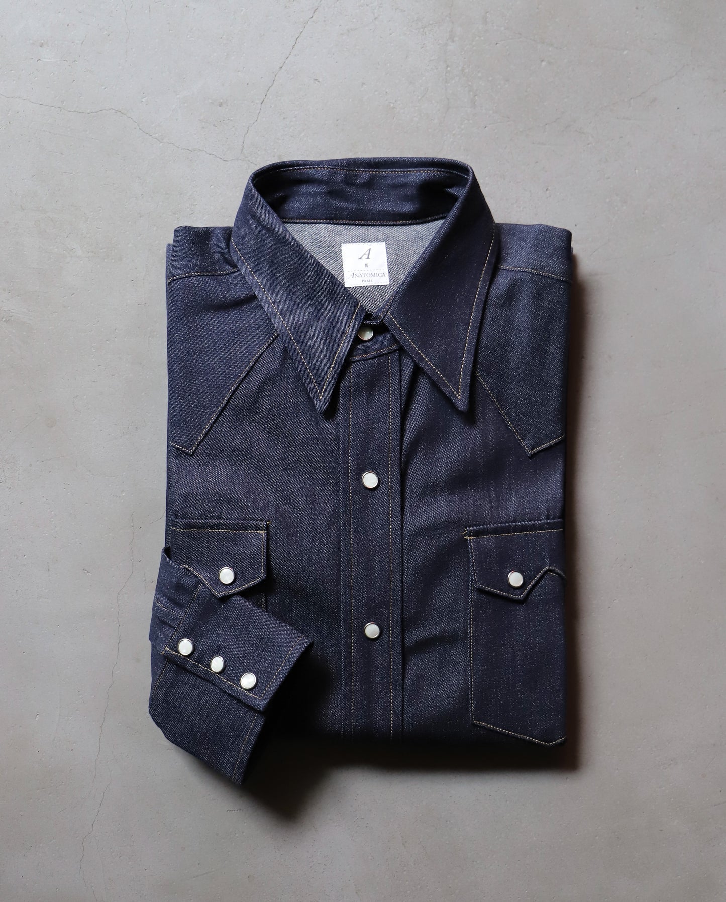 【 24FW 】ANATOMICA  WESTERN SHIRT