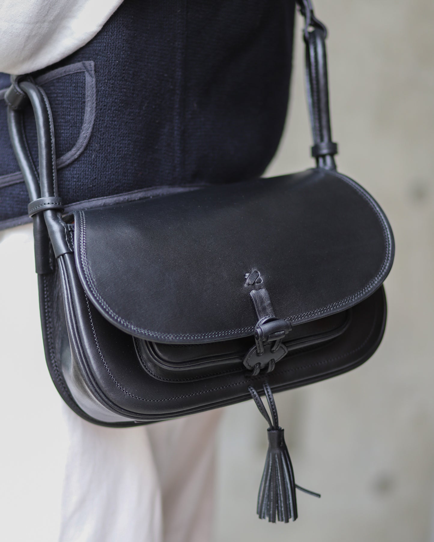 【 25FW 】ANDALUSIA LISO BAG / BLACK