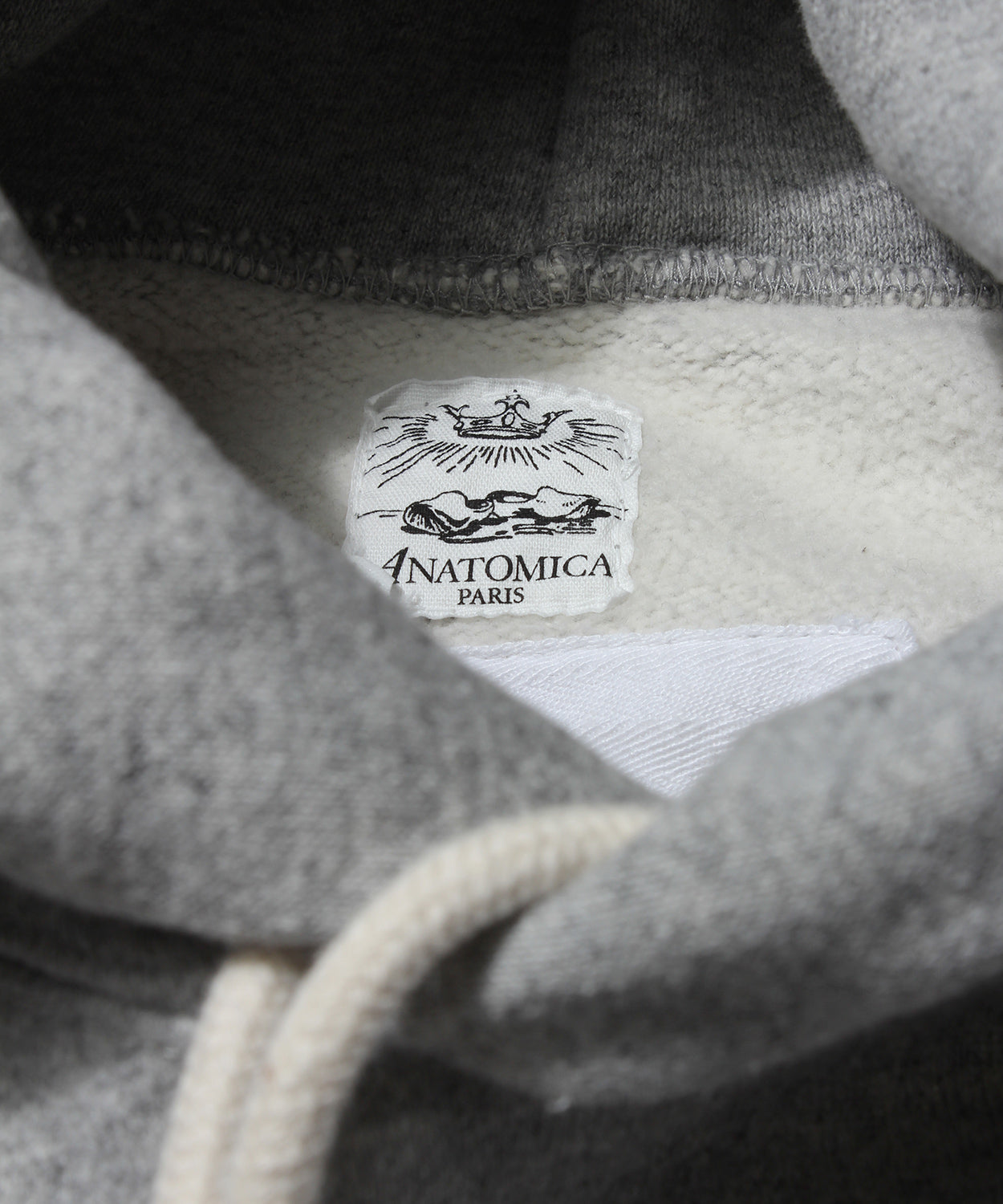 【 24FW 】ANATOMICA SWEAT RAGLAN PARKA / GREY