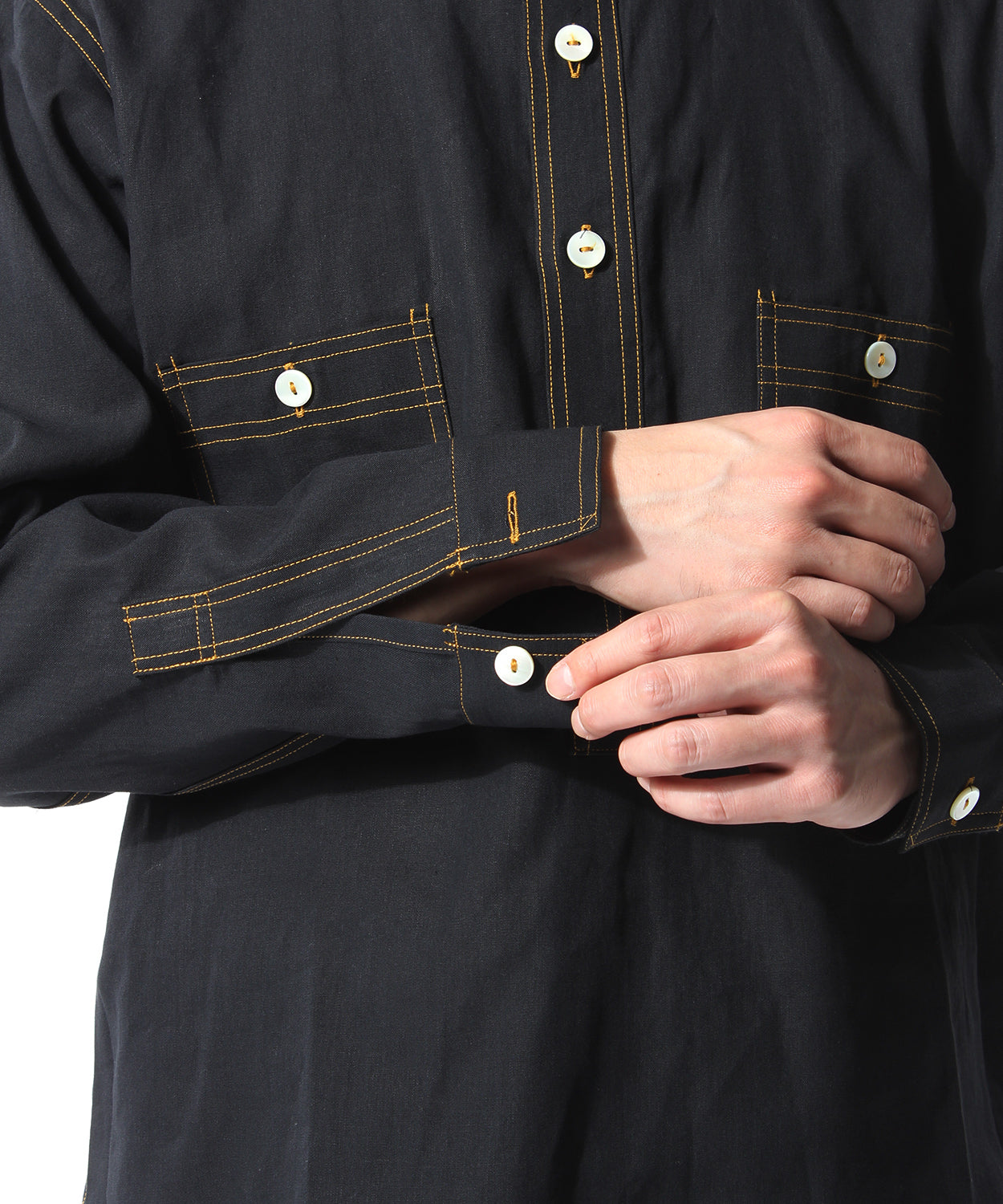 BIGYANK SHIRT C1919 PULLOVER / BLACK