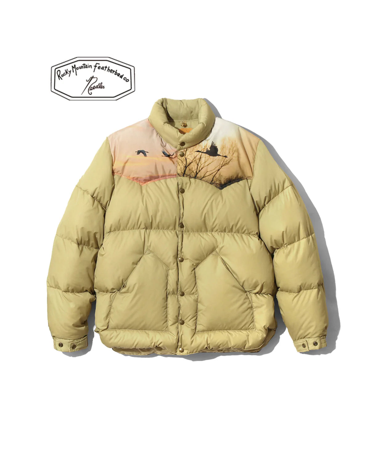【 25FW 】Needles × RMFC Crane Yoke Down Jacket / TAN