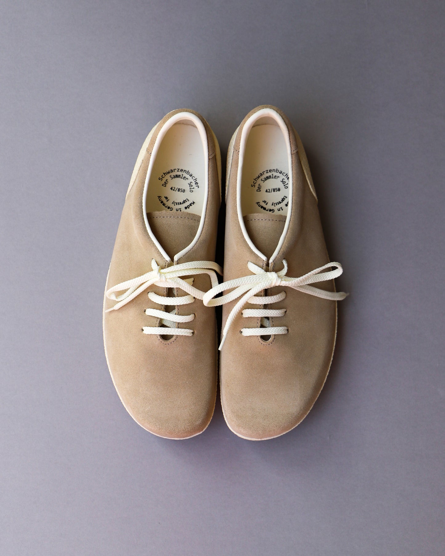 【 26SS 】Der SAMMLER SOLO × Schwarzenbacher MEYER SUEDE / SAND