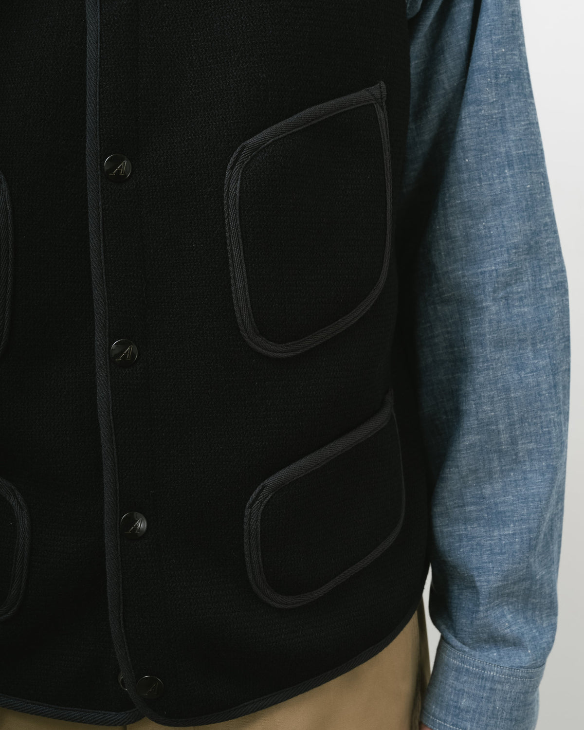 【 RESTOCK 】ANATOMICA BB VEST / DARK NAVY